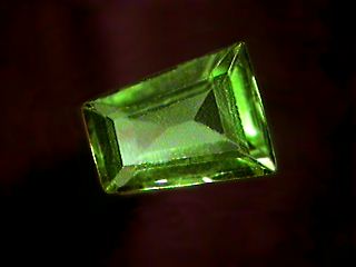 Faceted Peridot - Square © theimage.com